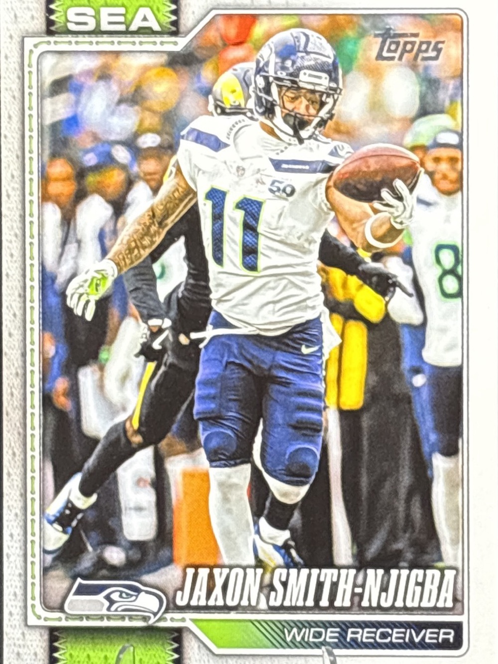 Topps Seattle Seahawks Jaxon Smith-Njigba Football Card